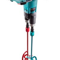 Effizientes Handrührwerk für Heimwerker-Tätigkeiten, 1600W Leistung, Durchzugsstarke Duo-Maschine, ergonomisch geformte Handgriffe und Gummipuffer