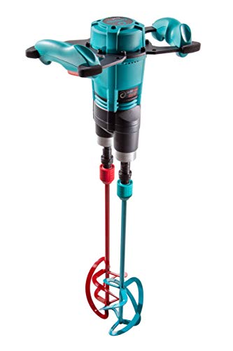 Effizientes Handrührwerk für Heimwerker-Tätigkeiten, 1600W Leistung, Durchzugsstarke Duo-Maschine, ergonomisch geformte Handgriffe und Gummipuffer