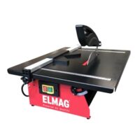 ELMAG Fliesenschneidmaschine KING 180 mit Diamantscheibe Ø180 mm, 0-45° Gehrung, Nassschnitt, 0,6 kW und Schnitttiefe bis 34 mm