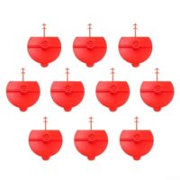 Fächerdüsen für Schaumsprüher, PU-Schaumapplikator Düse, 10-Stück Set, ideal für Hausrenovierung und DIY-Projekte