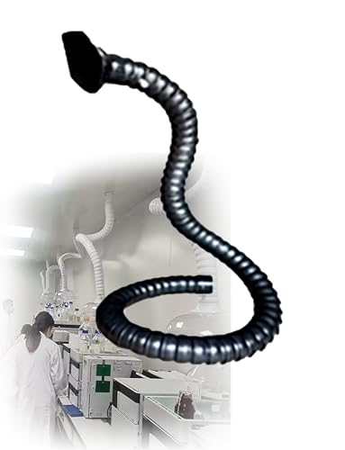 Flexibler Schwanenhals-Absaugarm, industrielle Rauchabsaughaube – 360° biegsam und positionierbar für Schweißarbeiten in der Werkstatt