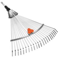 Gardena combisystem-Verstellbesen: Laubrechen mit Variabler Arbeitsbreite von 30-50 cm, ideales Gartenzubehör zum Zusammenfegen von Laub oder Grasschnitt, passend zu Allen cs-Stielen (3103-20)
