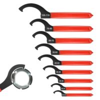 Hakenschlüssel für Fahrwerksysteme, 9 Stück Set, Hochwertiger Stahl, Universell kompatibel und sicher