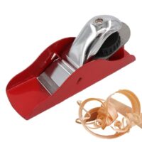 Handhobel aus Stahl für präzise Holzbearbeitung - Einstellbarer Blockhobel, ideal für Tischler und DIY-Projekte