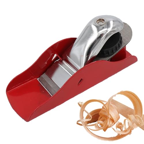 Handhobel aus Stahl für präzise Holzbearbeitung - Einstellbarer Blockhobel, ideal für Tischler und DIY-Projekte