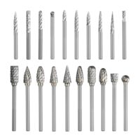 CSOOM Hartmetall Frässtifte Set, 20 Stück, Hochwertige Hartmetallfräser für Holz Gravieren, Schleifen, Schnitzen und Metallpolieren