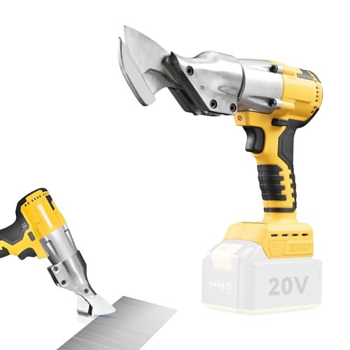 Kabellose elektrische Schere für Dewalt 20V Akku, Bürstenlose Elektrische Metallschere mit hoher Effizienz für Blech und Teppichleder, Max. 2mm Scherenstärke