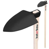 KOTARBAU Gartenhacke 210mm aus Geschmiedetem Stahl mit Holzstiel, Unkrauthacke Pflanzhake Gartenzubehör, ideal für Präzisionsarbeit und Bodenbearbeitung