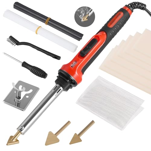 Kunststoff-Schweißgerät 3-Gang-Einstellung, professionelles Werkzeug für die Reparatur von Autoteilen, Armaturenbrettern und Kunststoffmöbeln