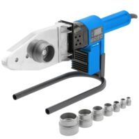 Högert Technik Kunststoffrohr-Schweißgerät 850W - hochleistungsstarkes Gerät für die effiziente und dauerhafte Verschweißung von Kunststoffrohren und Verbindungsstücken, ideal für Sanitär- und Pneumatikinstallationen