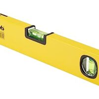 Hochpräzise Aluminium-Wasserwaage mit 40 cm Länge, Genauigkeit von 0,5 mm/m und hochpräzises geschliffenes Alu-Gerippe, ideal für Messungen und Prüfungen in Heimwerker- und Handwerksbereich