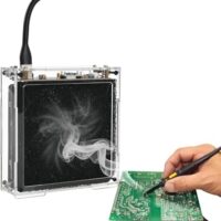 Löt Bausatz, DIY Lötnebelabsauger mit LED-Beleuchtung und Filtern - Effiziente Rauchabsaugung für Bastler und Hobbyisten