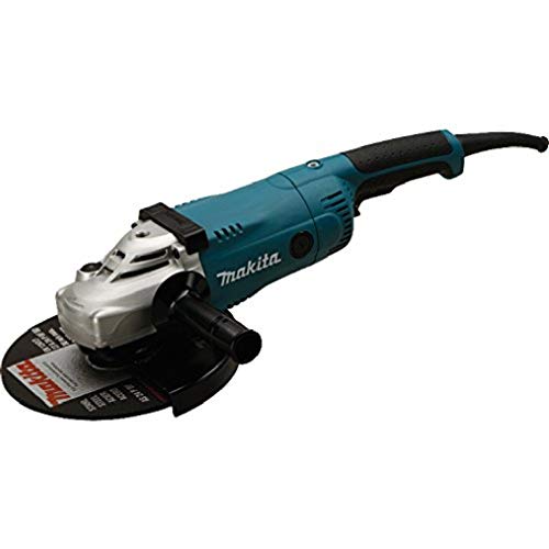 Makita Winkelschleifer GA9020RF, robustes und leistungsfähiges Werkzeug für den harten Baustelleneinsatz, Anti-Restart-Funktion, wechselbare Kohlebürsten, ideal für Fachleute und Hobbyisten