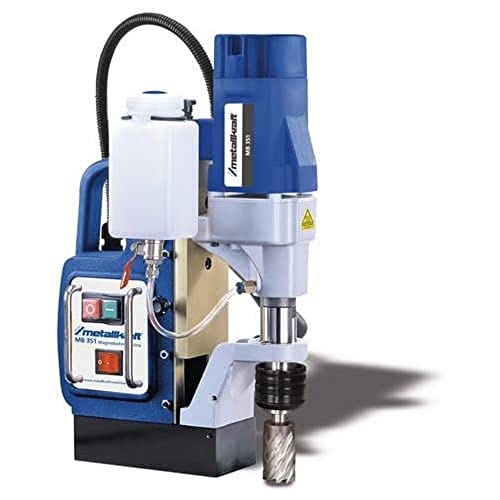 Magnetkernbohrmaschine mit geerdetem und doppelt isolierten Motor, Schnellspannaufnahme und Kühlmitteltank für effizientes Bohren von Metallen