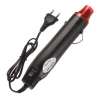 Mini Heißluftpistole, elektrische 300W Mini Shrink Heat Tool Embossing Powder Set, für Trocknen von Farbe und Kleber, ideal für Anfänger und Fortgeschrittene