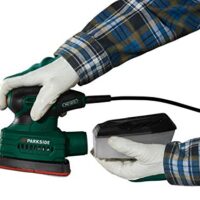 Multischleifer PMS 160 A1 für Schleifen von Holz, Metall und Kunststoff mit integrierter Absaugfunktion und schneller Schnelllaufzeit