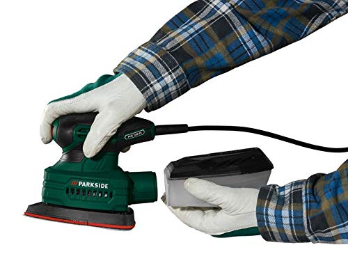 Multischleifer PMS 160 A1 für Schleifen von Holz, Metall und Kunststoff mit integrierter Absaugfunktion und schneller Schnelllaufzeit