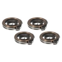 Ersatzfeder für Bohrmaschine, Federspindel, Stahl, chemisch gebeizt, 680mm Ausdehnung, Lang, 34 x 6 x 0,65mm