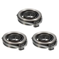 Ersatzfeder für Bohrmaschinen, Federspindel mit chemischer Beschichtung, Stahl, Schwarz, 3 Stück