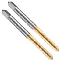 HSS Gewindebohrer mit Titanbeschichtung, Metrische Größe M3,5 x 0,6, Rechtsgewinde, für Heimwerker und Werkstatt-Ausstattung geeignet