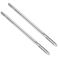 2 Stück HSS Gewindebohrer von QUARKZMAN, M5 x 0.8, 120mm lang, Metrische Metric Gewindeschneider für Durchgangsbohrungen und flache Löcher