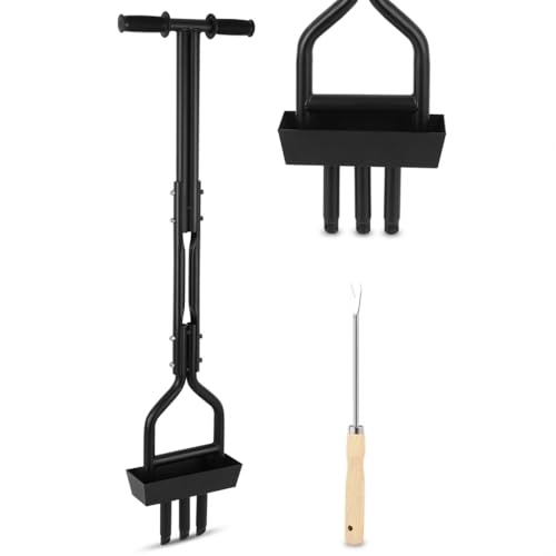 Rasenlüfter Manuell zur Bodenbelüftung im Garten, hocheffizienter manueller Rasenlüfter mit Schraubenschlüssel und Klemme