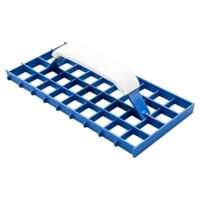 Schleifraspel 28,3x14,6cm - Reibebrett mit verzinktem Stahlblech für Putzglätten und Tapetenarbeiten