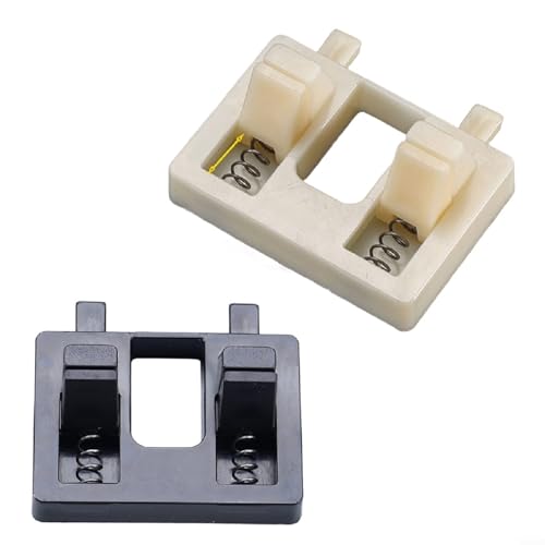 Zweiteiliges Doppelfederdrahthalter-Set, hochbelastbarer Drahthalter für Elektronik-Reparaturen, Lötklemmen für Leiterplatten, 2er-Pack in Schwarz und Weiß