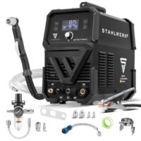 STAHLWERK Plasmaschneider CUT 80 P Digital - Inverter Plasma Cutter mit HF-Pilotzündung und THC-Schnittstelle für CNC-Höhenregelung