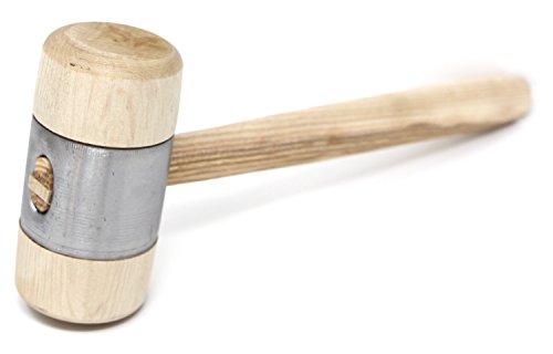 Professioneller Holzhammer mit Metallmantel und Weißbuchenkopf für Blech- und Spenglerarbeiten - Made in Austria