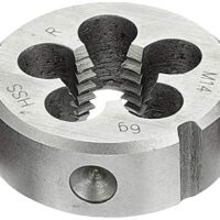 TERRAX by RUKO Schneideisen DIN 22568 Geschliffen M14 - Komplett aus hochlegiertem Werkzeugstahl HSS gefertigt, für metrisches Gewinde M 14 x 2,00 mm nach DIN ISO 13