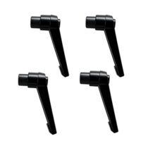 Verstellbare Klemmhebel-Griff M8, 4 Stück, metall-Spannhebel zur Positionierung und Befestigung von Maschinenbauteilen