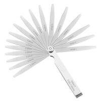 Hochpräziser Fühlerlehre Set aus Edelstahl mit 17 Klingen in verschiedenen Größen für Messung von Abweichungen und Kontaktabständen