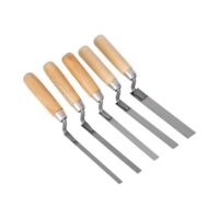 Professionelles 5-teiliges Set aus Fugenkellen und Brick Jointer für Verfugungs- und Putzarbeiten, ideal zum Verfugen von Ziegelmauerwerk und Fliesen