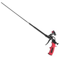 Schaumabgabepistole mit PTFE-beschichtetem Korb, robuste Spray-Schaumpistole für Isolierung und Abdichtung, ideal für DIY-Projekte, rot