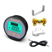 Einen Voltmeter Ammeter zum Messen von Spannung und Strom für Wohnmobile, Motorhome und 12V-Antriebssysteme. Kompatibel mit Lithium-Eisen-Blei-AKkus und Batterien.
