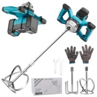 Betonrührer mit 6-Gang-Getriebe und Brushless Motor für Baustellen und Fliesenleger, kompatibel mit Makita Batterie