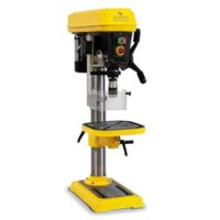 Tischbohrmaschine BDP-4119 von BAMATO, 400V, Standbohrmaschine mit Links-/Rechtslauf, Schnellspann-Bohrfutter 3-16 mm und Arbeitslicht