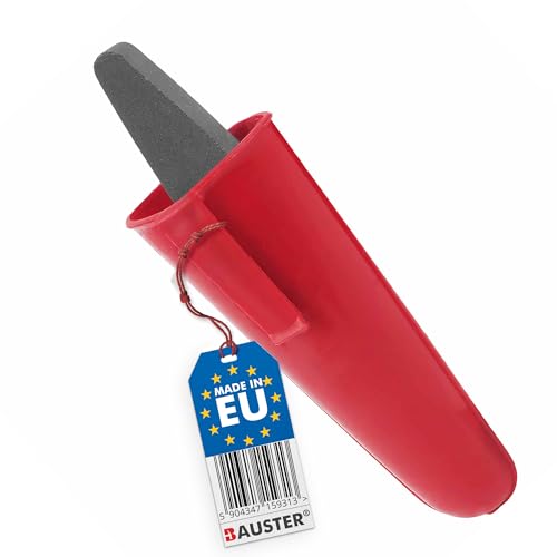 Hochwertiger Wetzstein für Gartenscheren, Set mit Wetzstein und Kasten, Länge 230mm