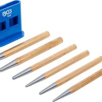 BGS 1656 Körner-Satz, 6-teilig, Ø 3 - 4 - 5 - 6 - 7 - 8 mm, CV-Stahl, Splintentreiber, Durchtreiber