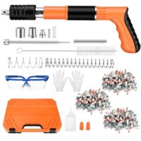Manuelle Nagelpistole mit 5 einstellbaren Stufen und 200 Nägeln für Betonwände und Decken