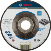 Bosch 1x PRO Metal Longlife Schleifscheibe für kleine Winkelschleifer und 22,23‑mm-Bohrung (für Stahl, Ø 125 mm, Professionelles Zubehör Kleiner Winkelschleifer)