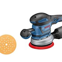 Bosch Exzenterschleifer GEX 40-150, Schleifteller und Holzschleifblatt für professionelle Oberflächenbearbeitung