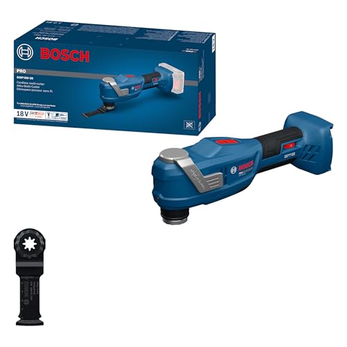 Bosch PRO 18V System Akku-Oszillationswerkzeug GOP18V-30 mit Tauchsägeblatt PAIZ 32 APB - leistungsstarkes Werkzeug für Profis und Heimwerker