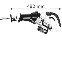 Bosch Professional 18V System Akku Säbelsäge GSA 18V-32, Schnitttiefe in Holz 230mm, inkl. 1x Sägeblatt, Handwerkoffer, ohne Akku/Ladegerät