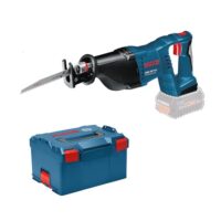 Bosch Professional 18V System Akku Säbelsäge GSA 18 V-LI inkl. 2x Säbelsägeblatt (Holz/Metall), L-BOXX, ohne Akku/ Ladegerät