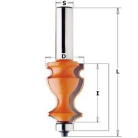 Traditioneller U-Fräser mit 27 x 41 mm Abmessungen und 12 mm Schneidbreite für Profilherstellung