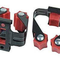 Praktischer Gerätehalter für den Garten, besteht aus Kunststoff und kann bis 35 mm große Gegenstände aufnehmen.