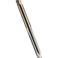 Hochwertiger Maschinengewindebohrer Dormer E000M2.5 mit hellem Finish und ISO-Norm, ideal für das Gewindebohren von Aluminium, Stahl, Edelstahl und Gusseisen