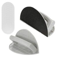 Eckenschleifer Trockenbau Set mit Schleifpapieren 180 Körnung, multifunktionales Winkelschleifwerkzeug zum Polieren und Schleifen von Kanten und Ecken